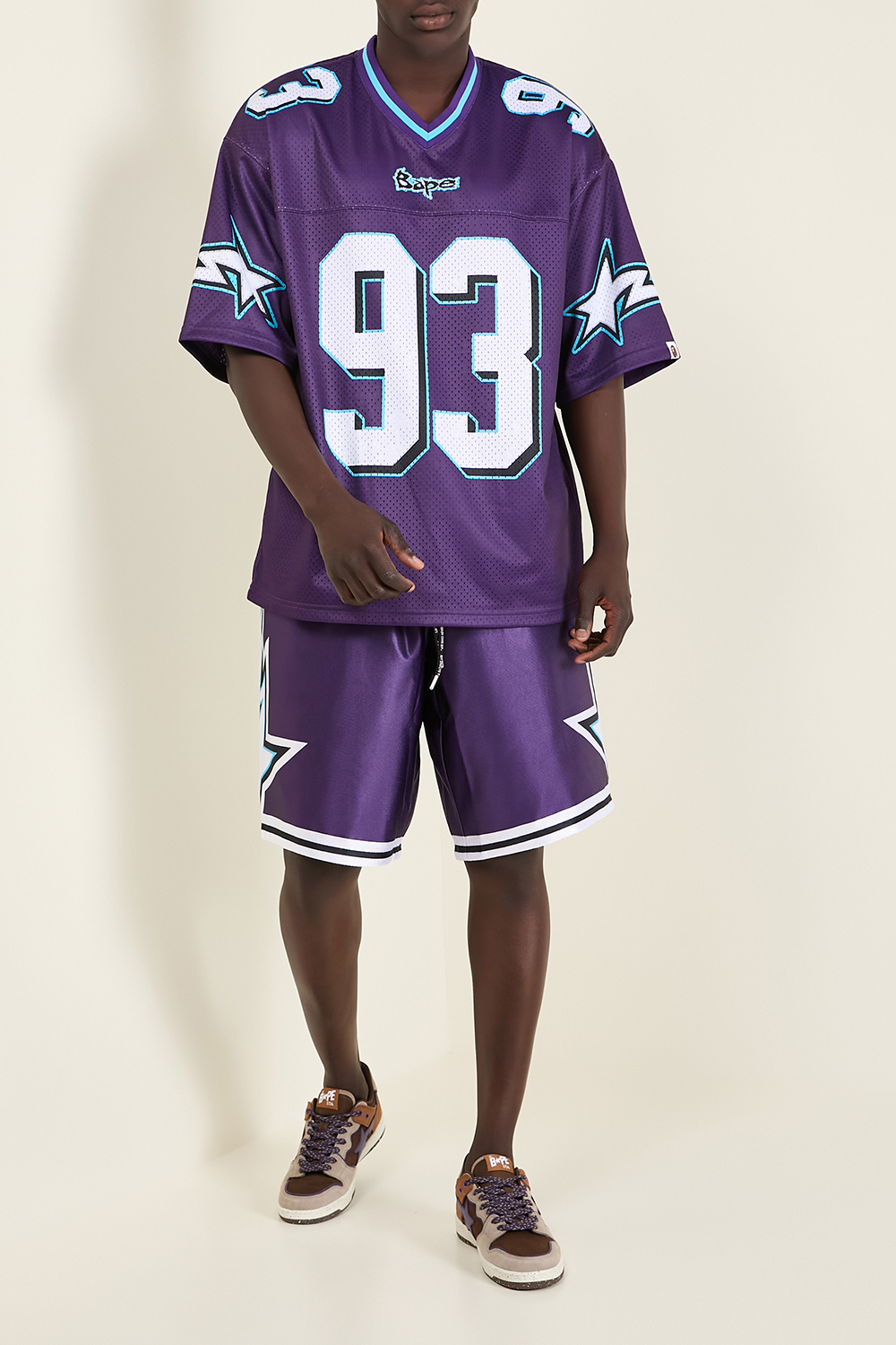 מכנסי כדורסל דו צדדיים BAPE